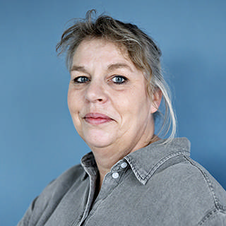 Portræt af kantineleder Britta Dyrby